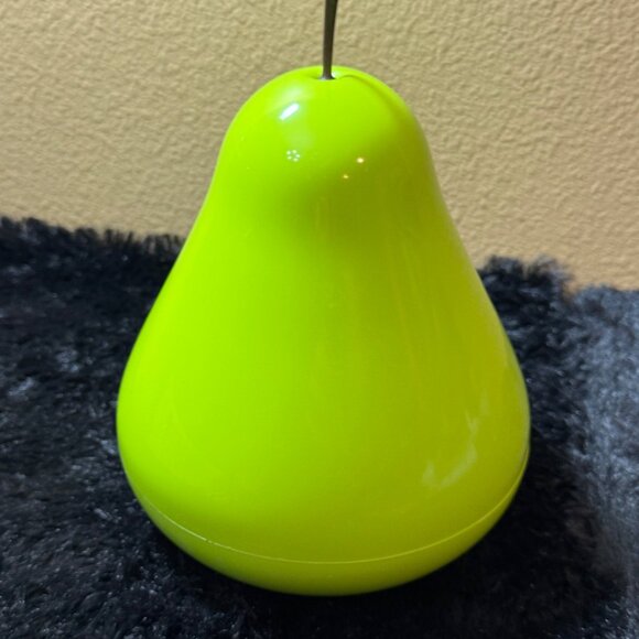 Vintage Qurly Green Pear-Shaped  Office Organize Lid & Compartments - Picture 2 of 5